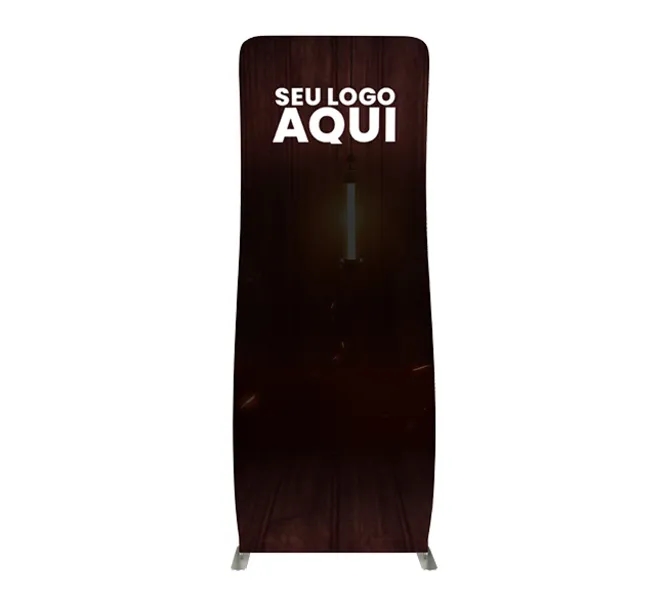 10ft Inline Trade Show Booth – LED Backlit Display with Counter & Branding 3
