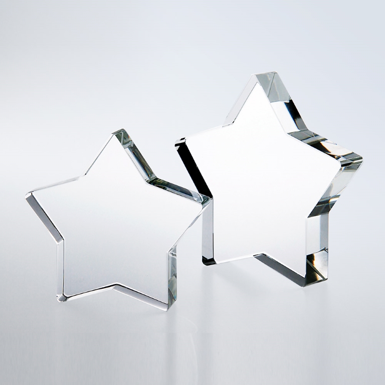 Mystical Star Optic Crystal Award - Small