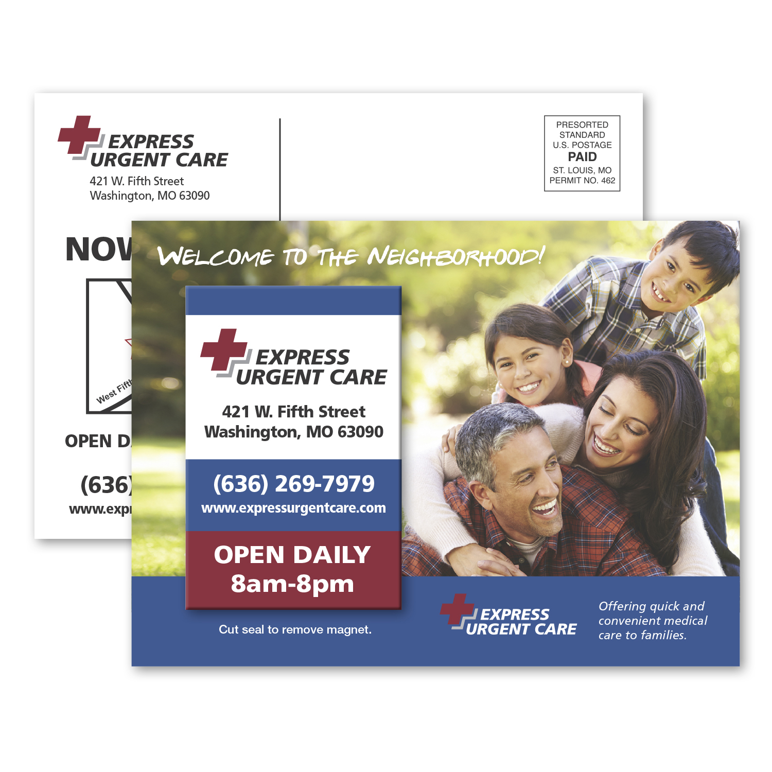 SuperSeal 4-1/8 x 5-5/8 Direct Mail Postcard 1