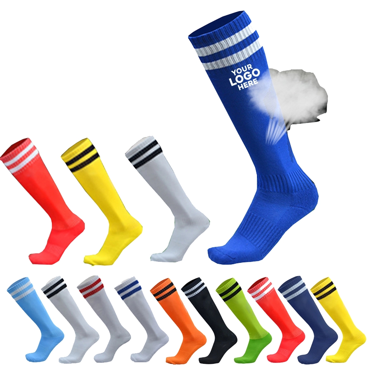 Children's non-slip long tube over the knee football socks 3