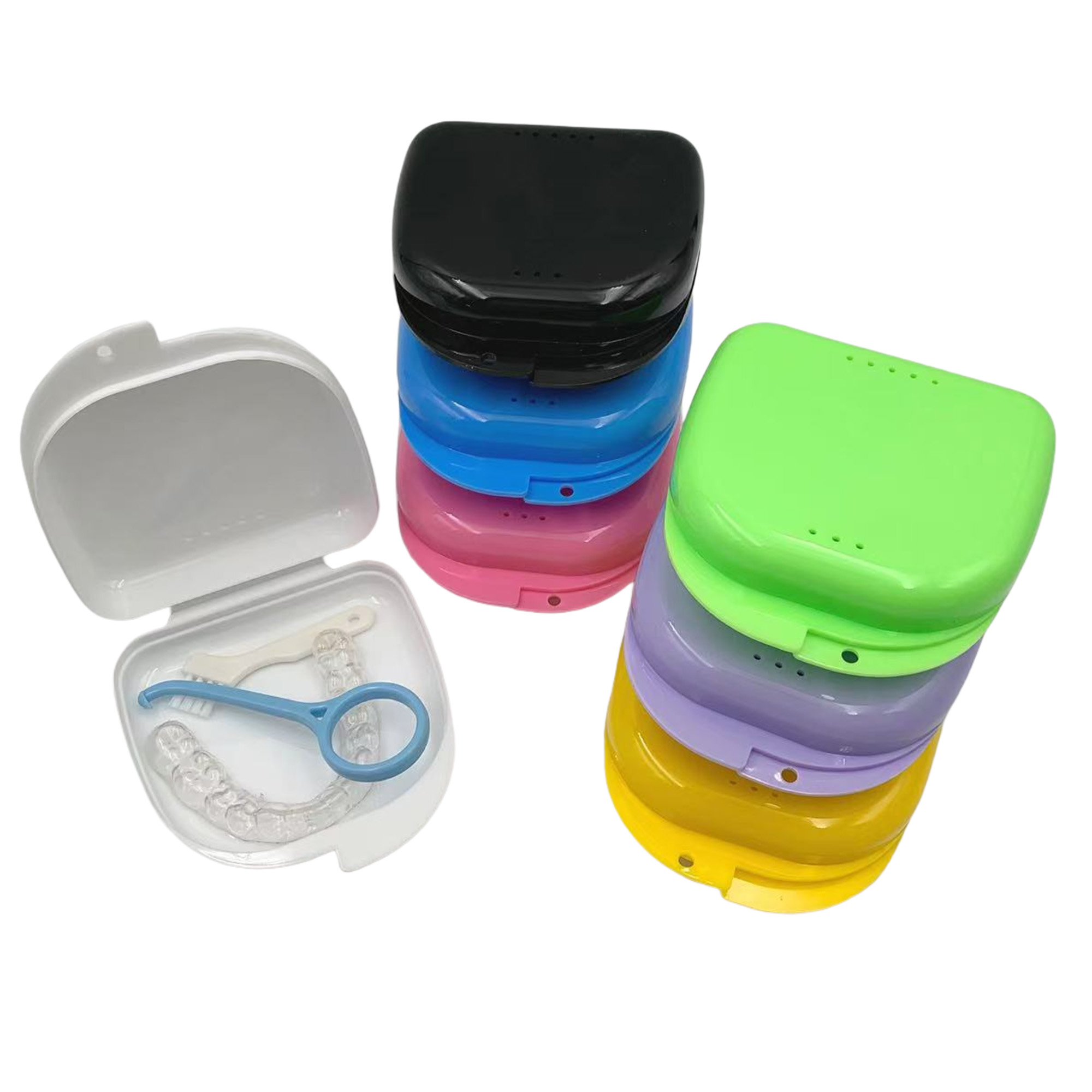 Compact Dental Retainer Storage Case MOQ50 3