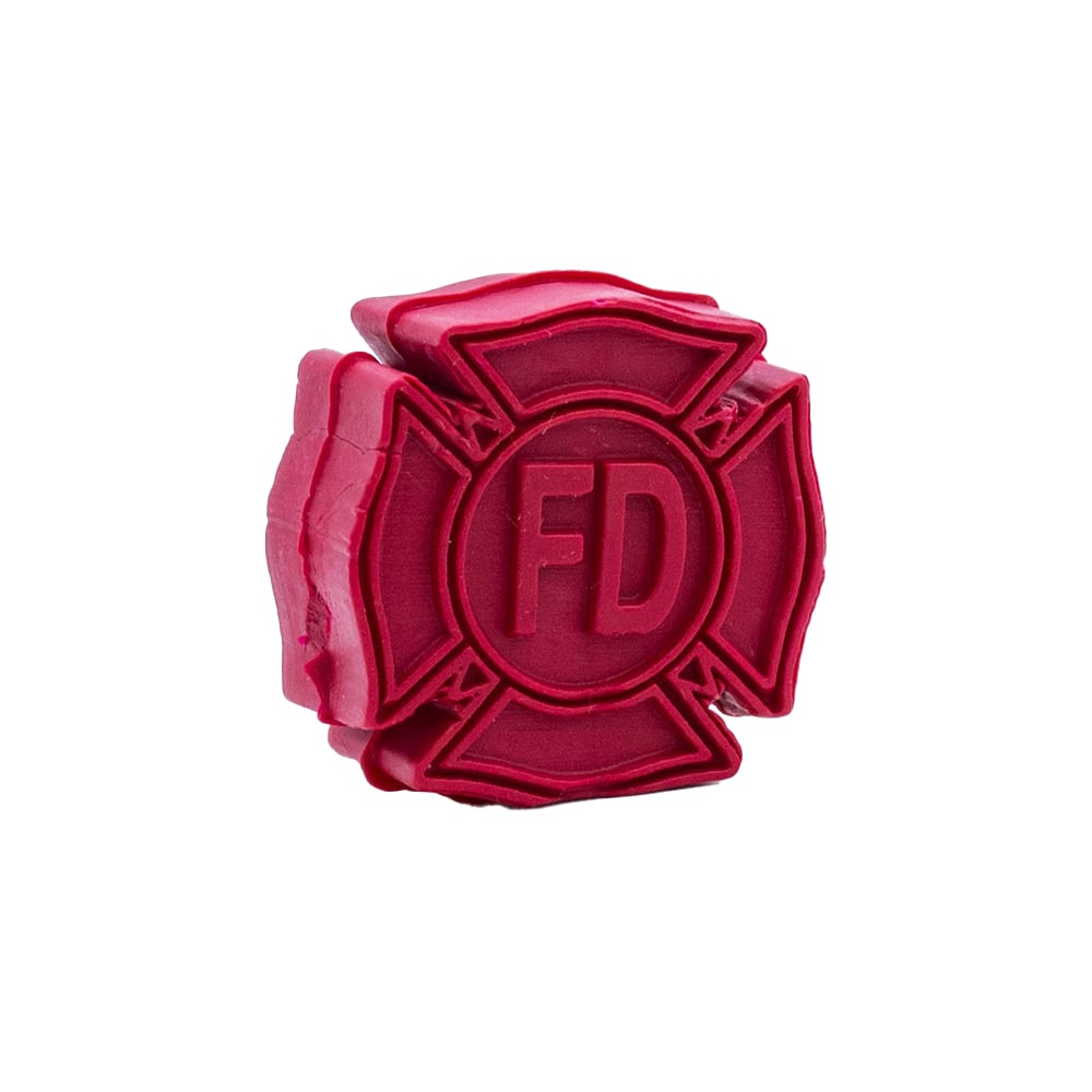 Pencil-Top Eraser Fire Department Shield 10