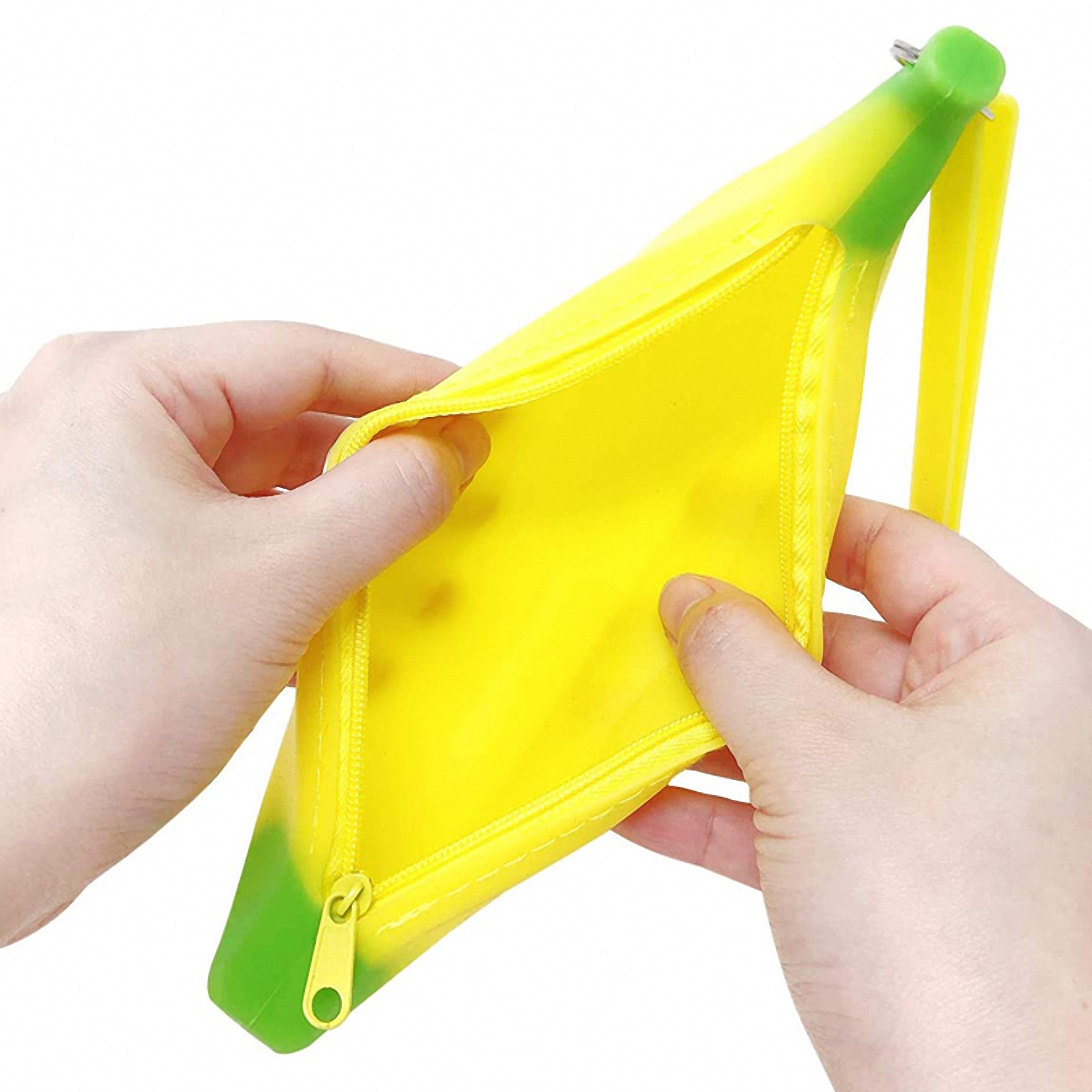 Banana Shaped Silicone Coin Wallet 3