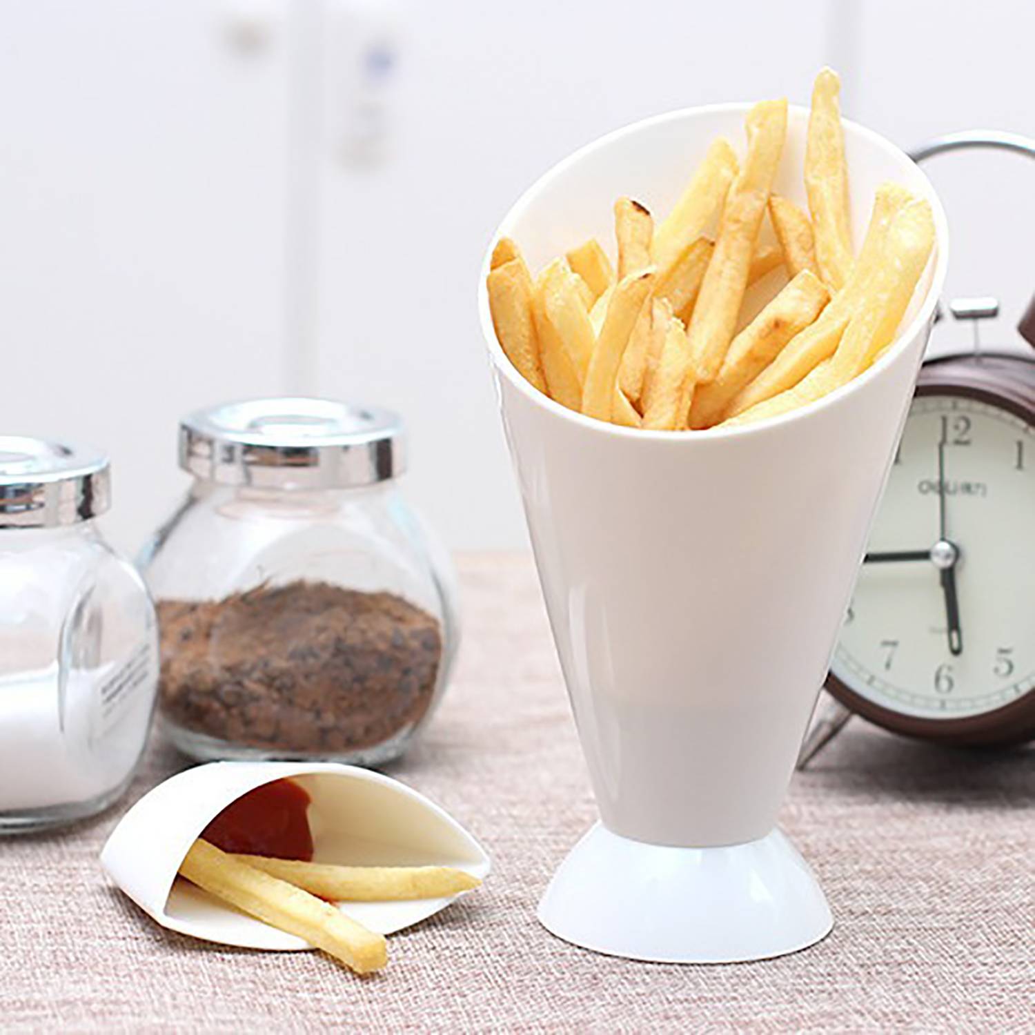 French Fries Plastic Angled Cup 2