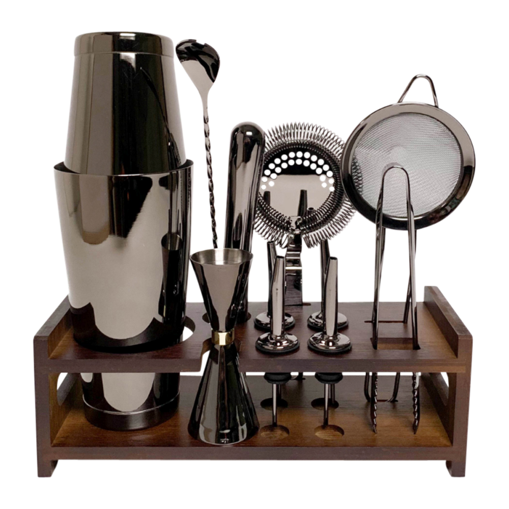12-pc. Premium Bar Set & Stand 3