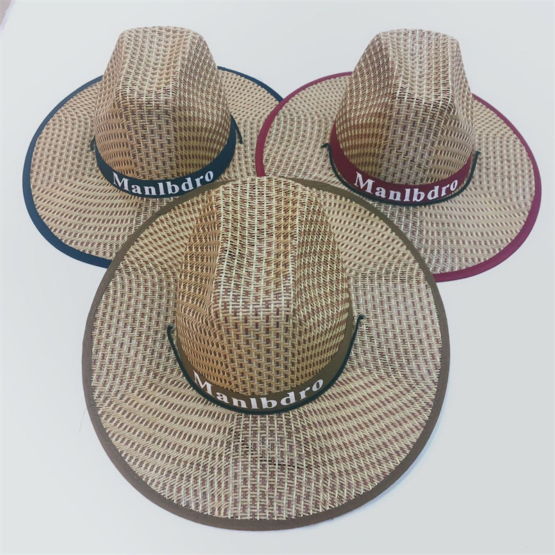 Braided Straw Cowboy Hat 4