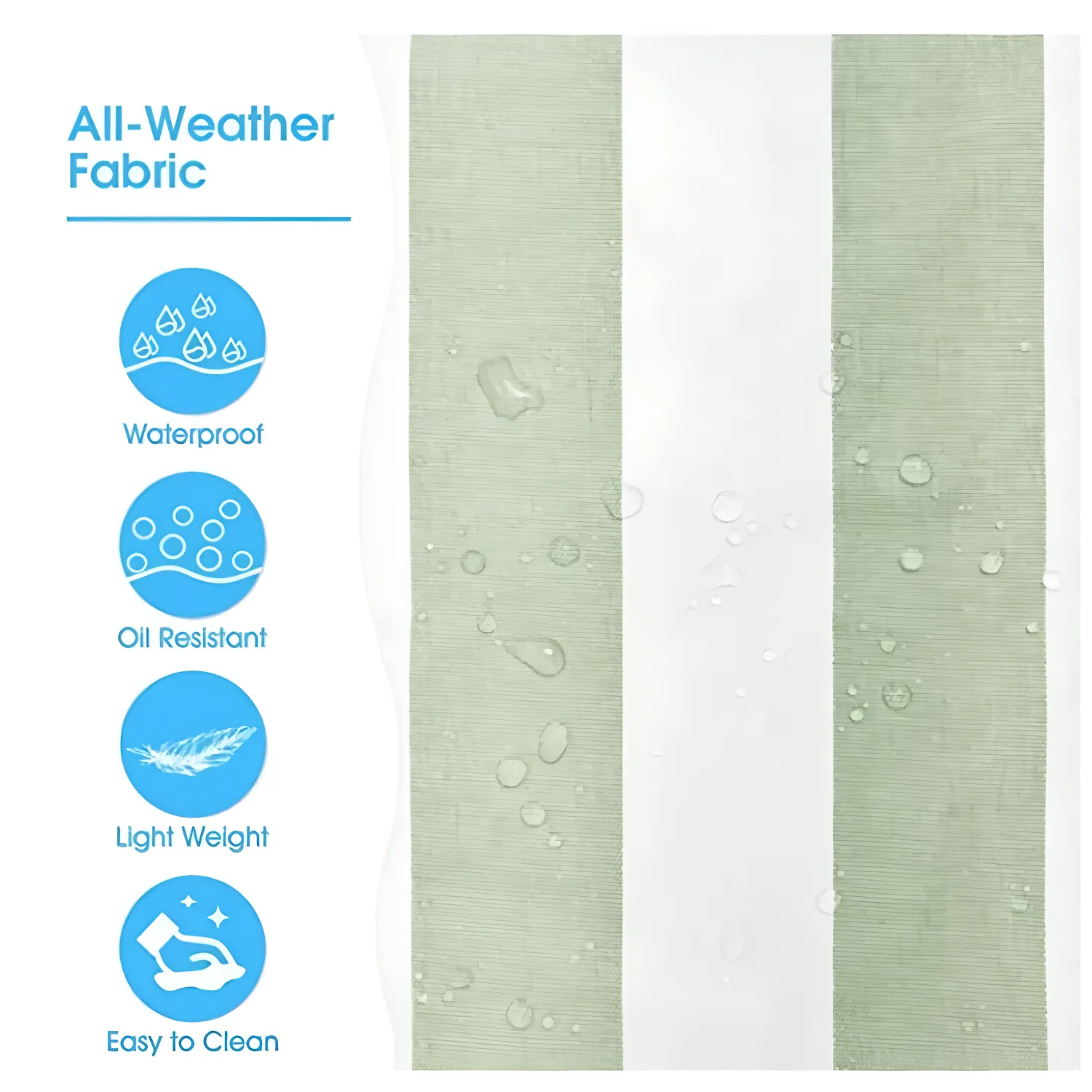 Waterproof Beach Tote Bag with Zipper 3