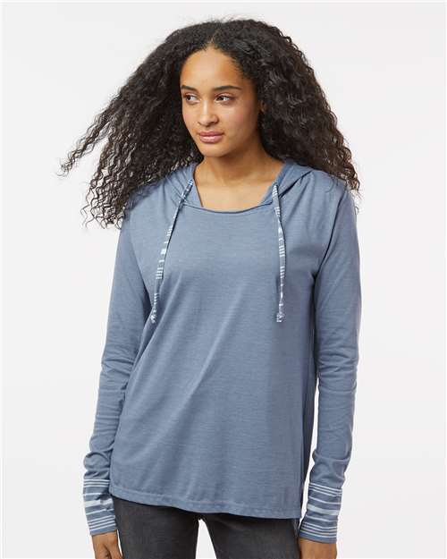 Women's Heathered Jersey Hooded Tunic - W19439 23