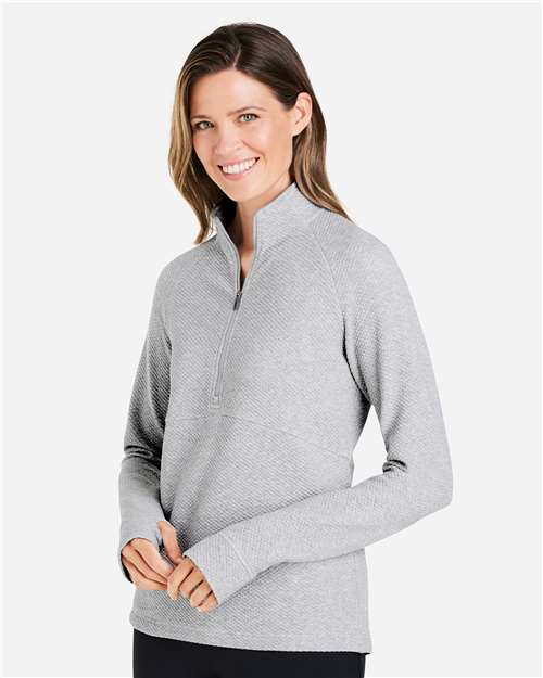 Women's Spirit Textured Quarter-Zip Pullover - NE725W 28