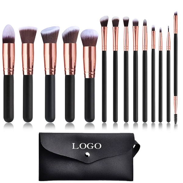 14 pcs Professional Makeup Brush Set 6