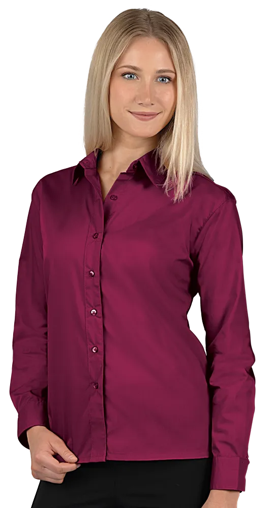 Ladies' L/S Value Poplin Shirt 42