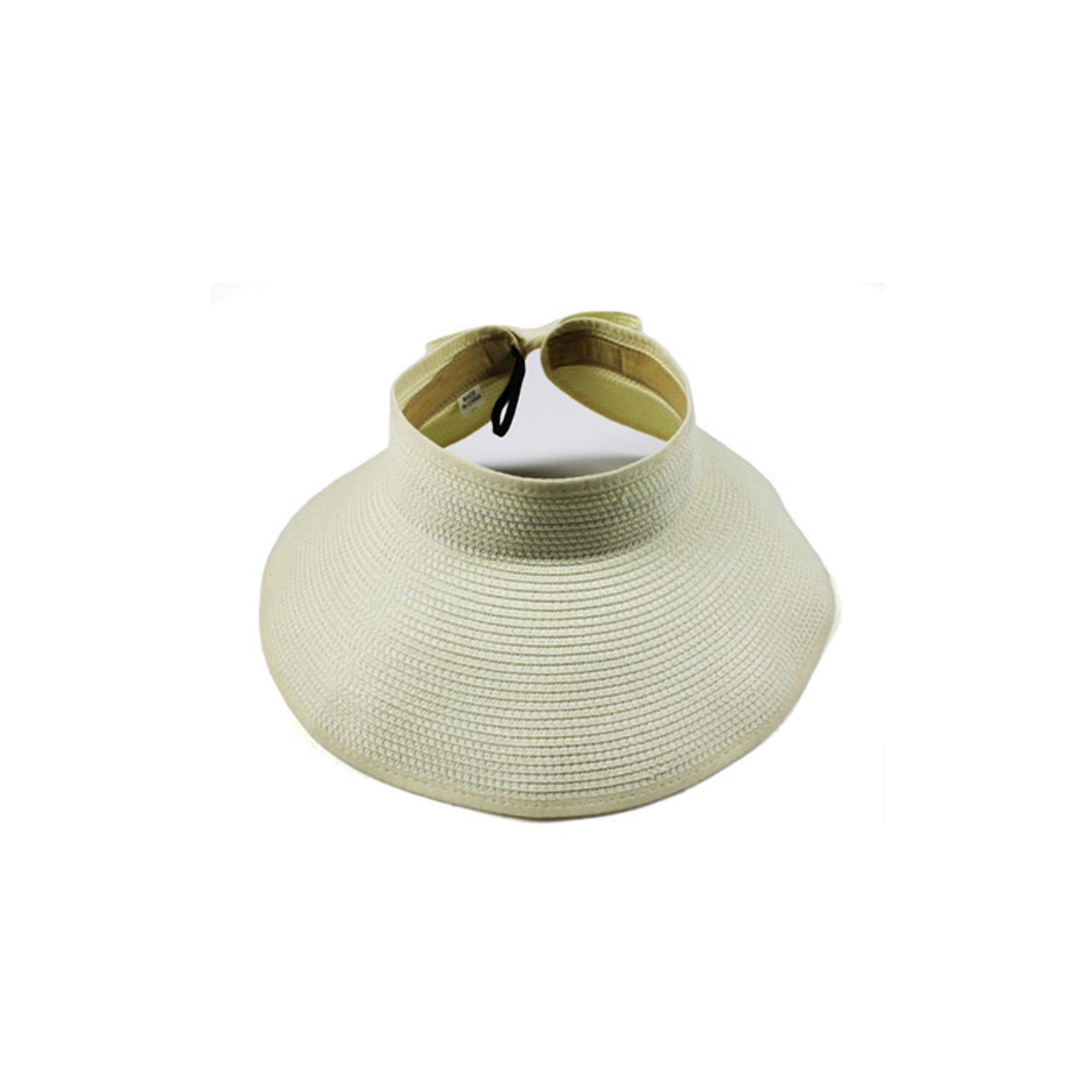 Women's Foldable Wide Brim Straw Sun Visor 6