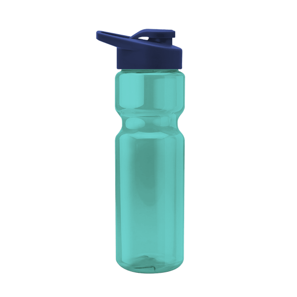 Blazer 28oz Transparent Bike Bottle w/Drink-thru Lid 155