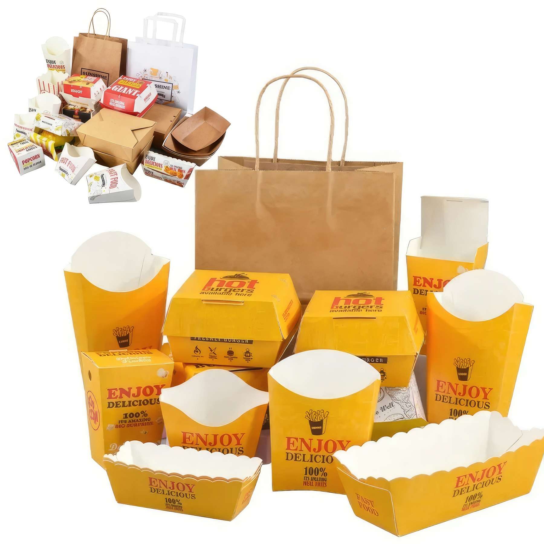 Custom Printed Fast Food Packaging Boxes 3