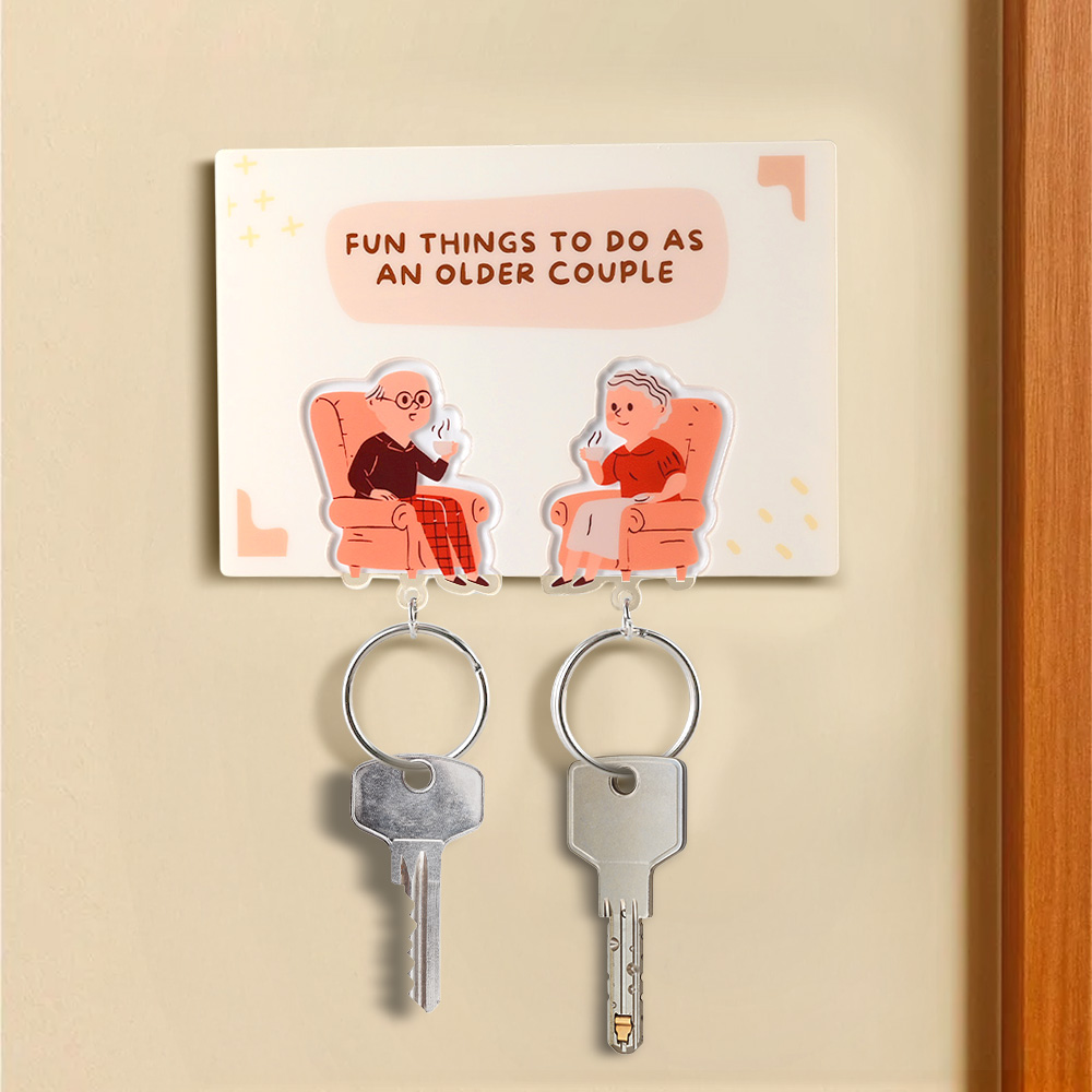 3.5" Acrylic Couples Keychains