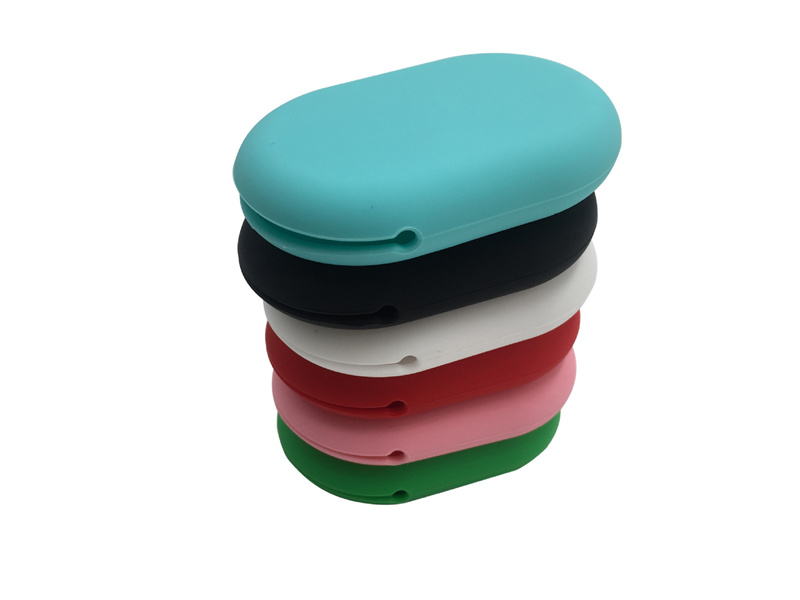 Portable PU Rectangle Earphone Organizer 3
