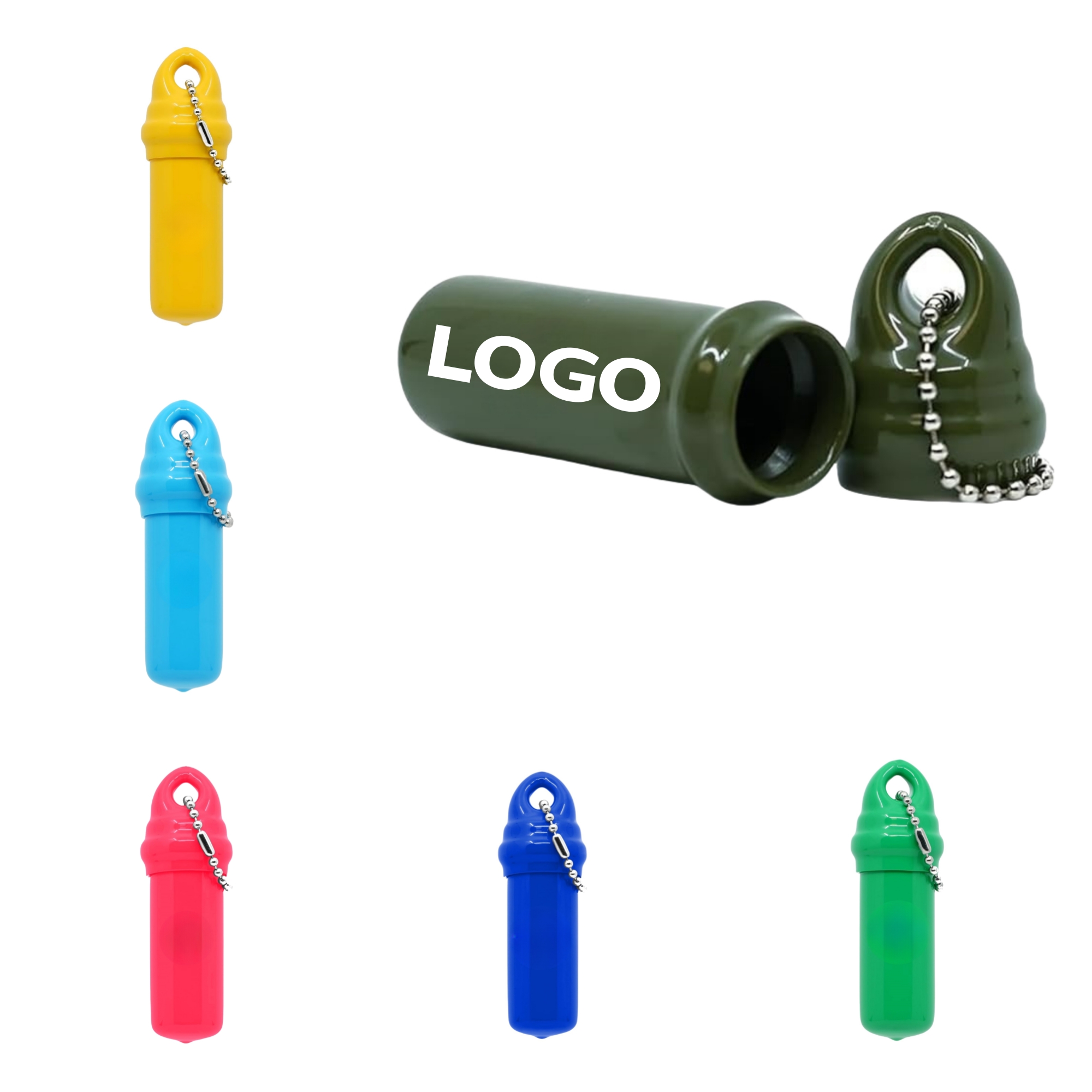 Floating Keychain With Beaded Ball Chain Water Sports 6