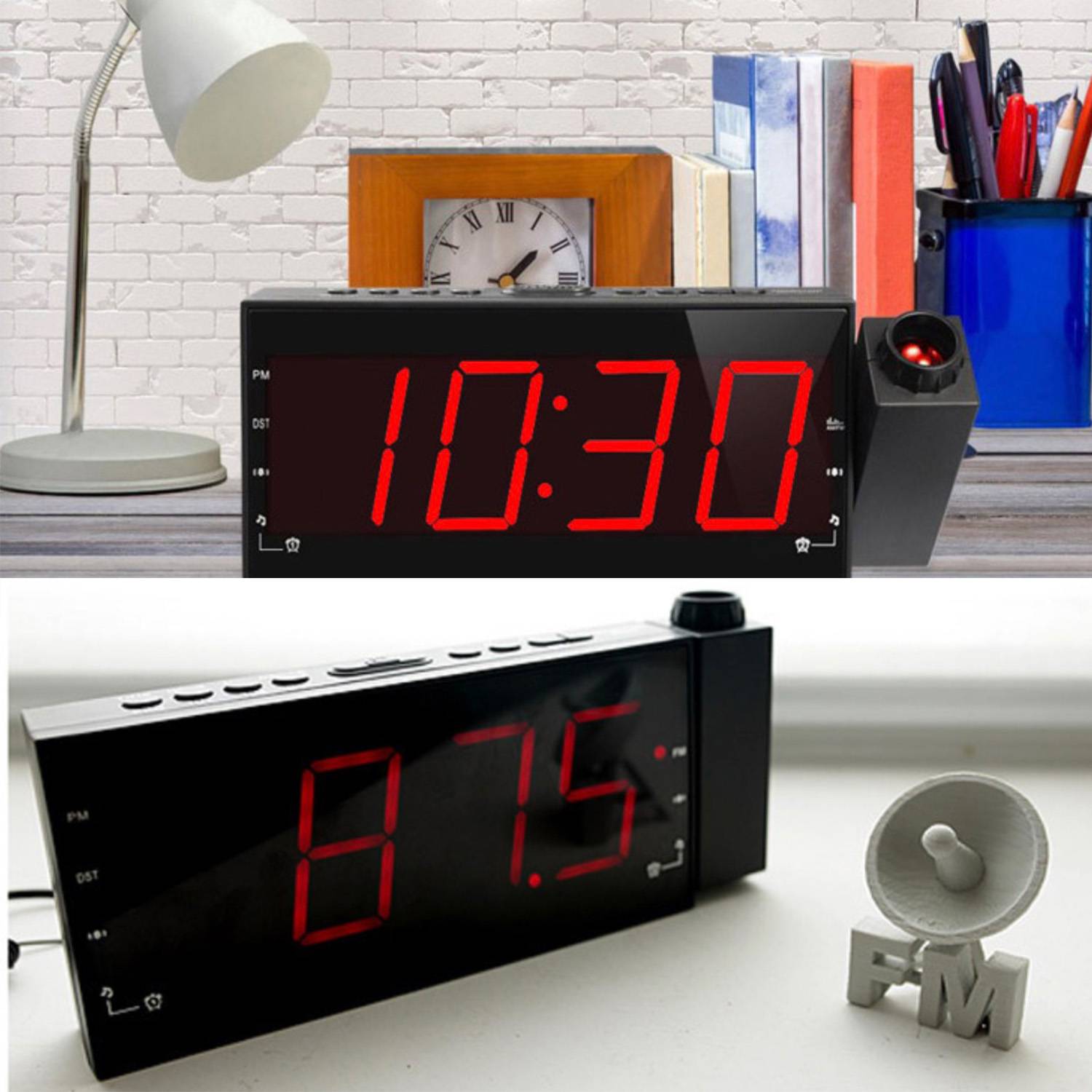 Digital Projection Alarm Clocks 7