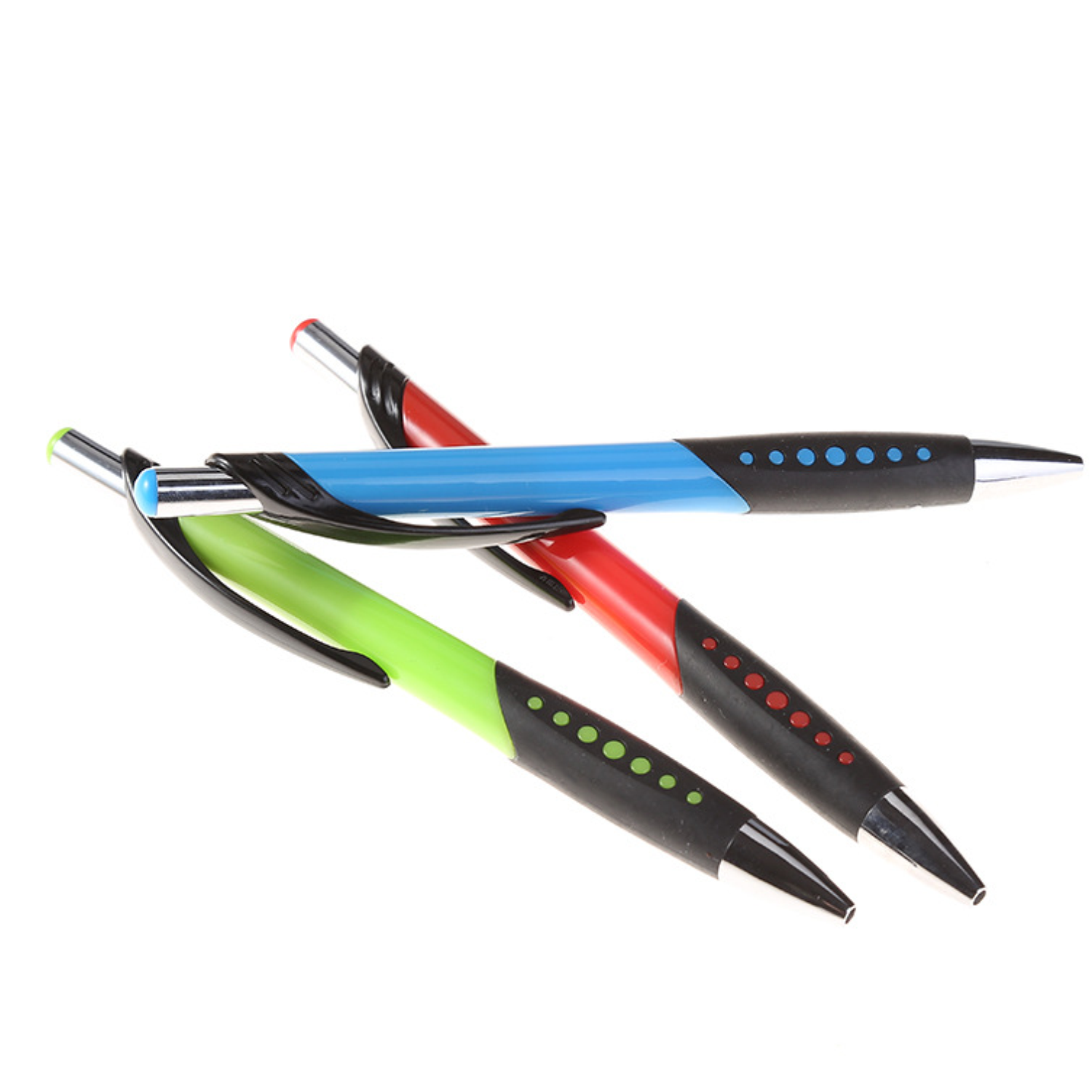 Retractable Rubber Grip ABS Ballpoint Pen 4