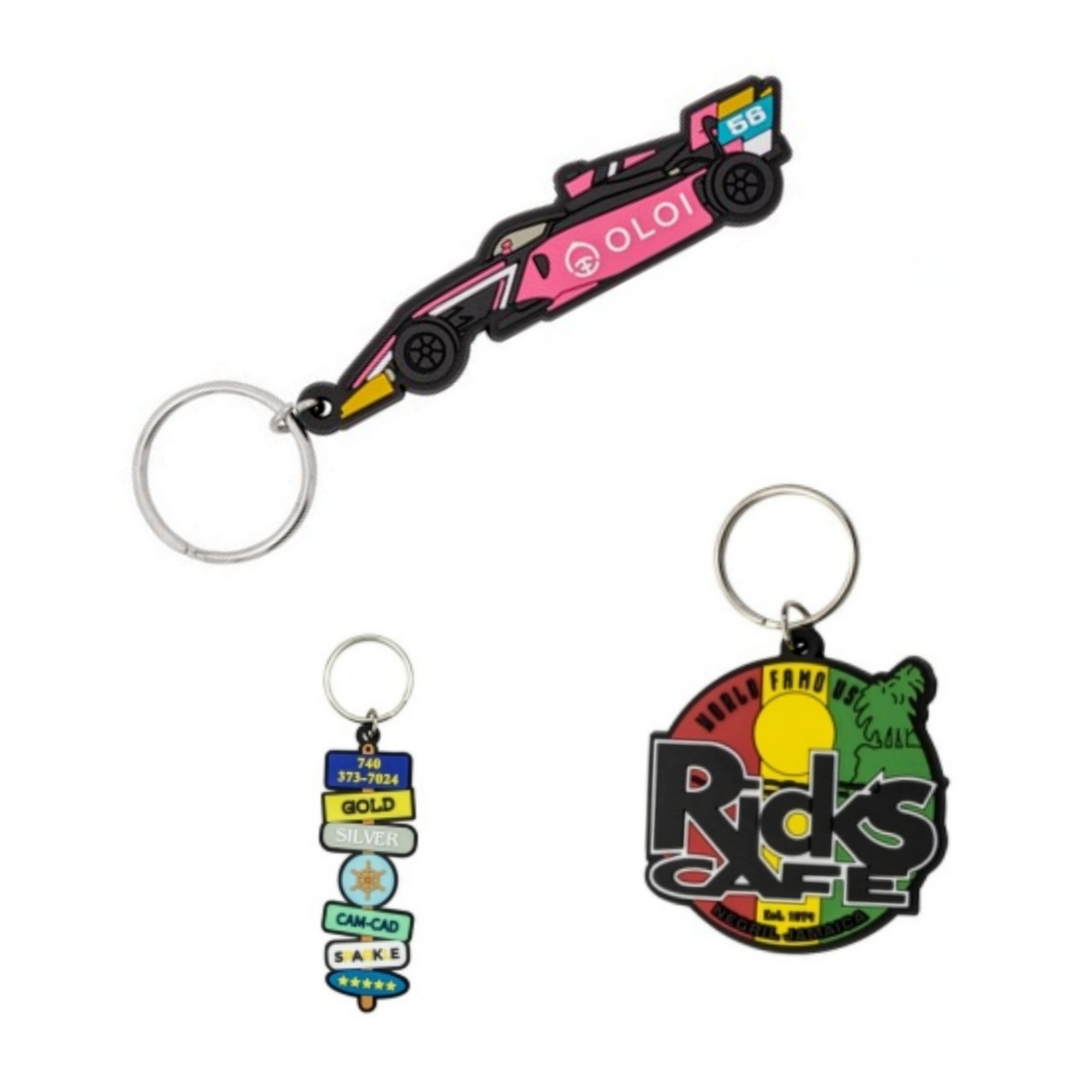 Soft Rubber PVC Keychain 2