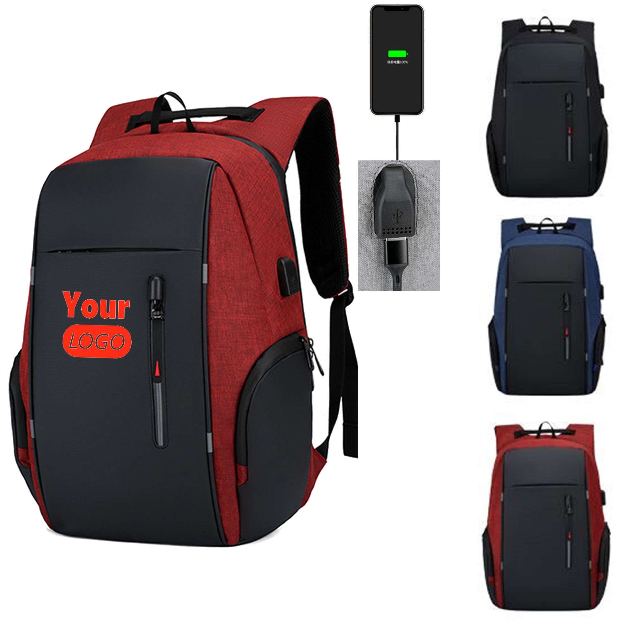 USB Charging Business Laptop Backpack 3