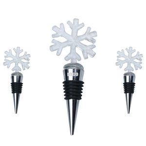 Charming Clear Snowflake Wine Cork Bottle Stopper 6