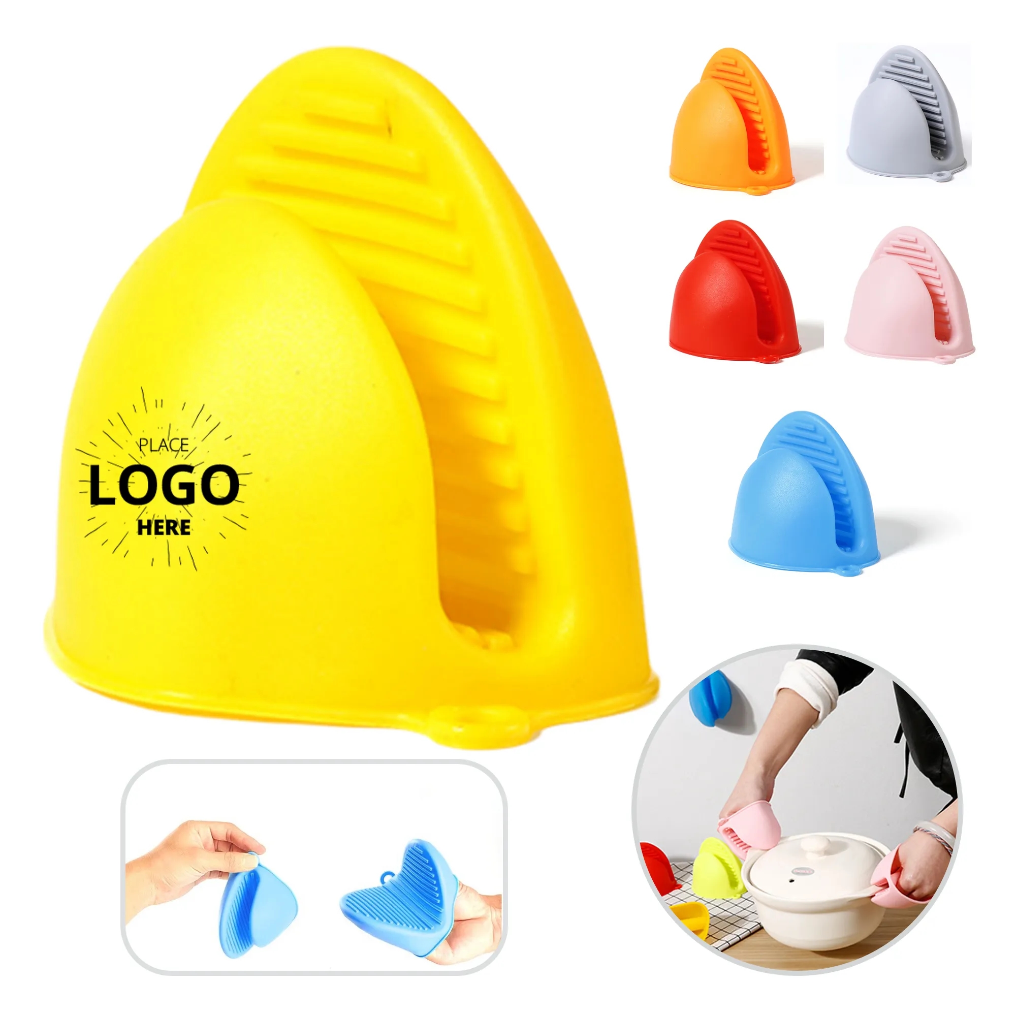 Kitchen Heat Insulation Silicone Glove Clip 6