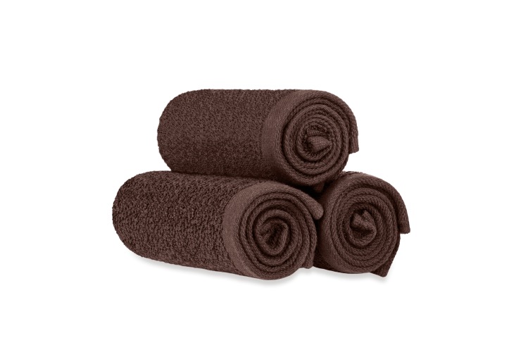 Brown Spa Salon Towel, 16 x 27, 2.75 lb. 2