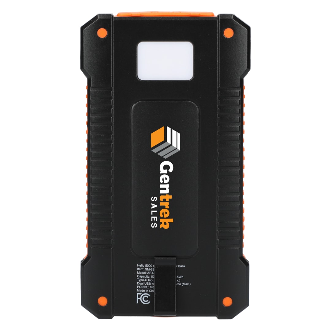 Helio 5000 mAh Solar Power Bank 2