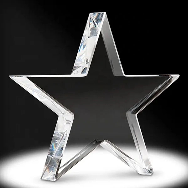 Optical Crystal Star Paperweights 4