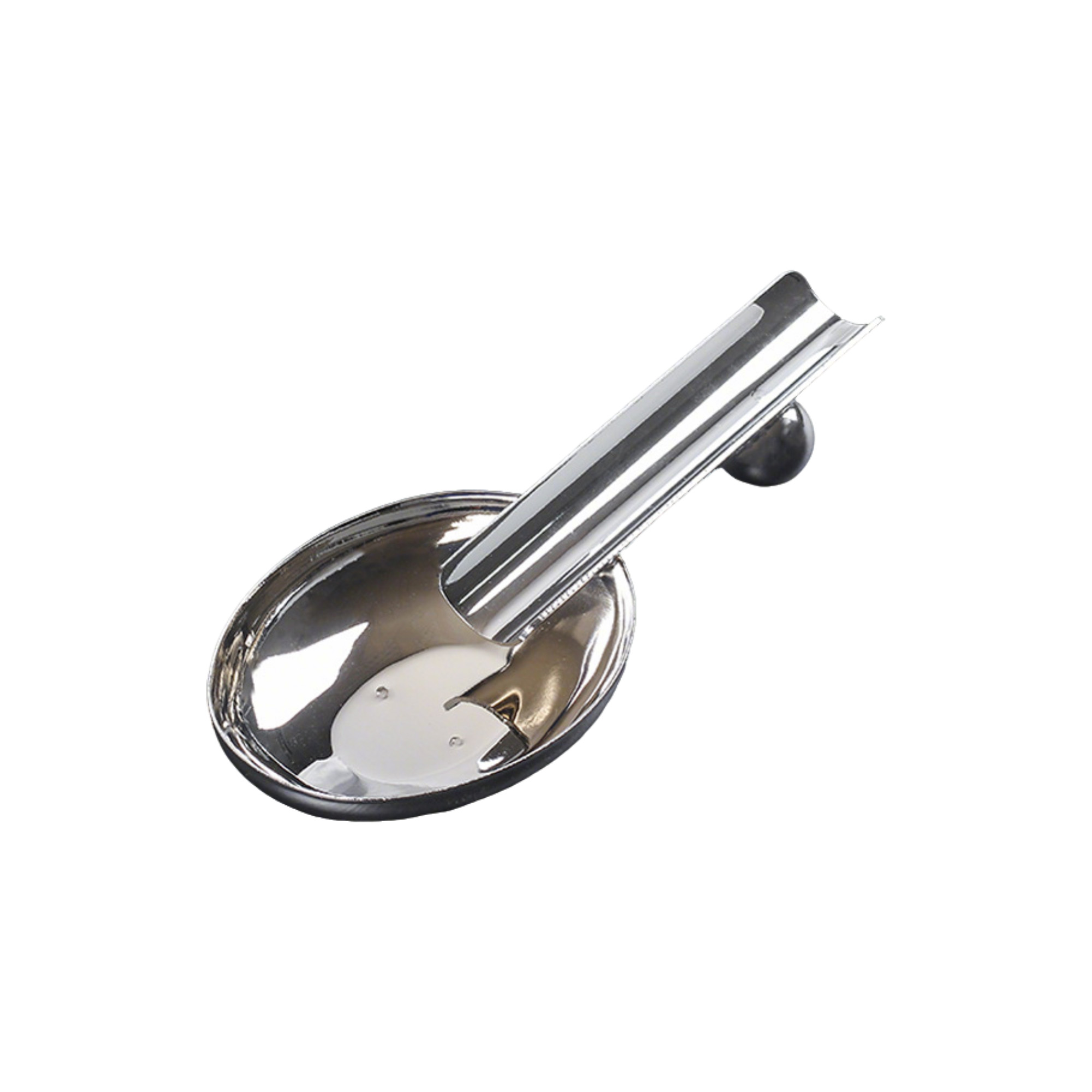 Stainless Steel Cigar Ashtray Spoon Shape 6.2 x 2.6 x 1.2" 6