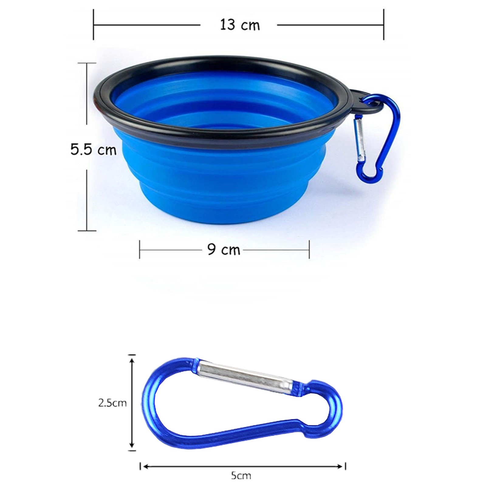 Collapsible Silicone Pet Bowl 5