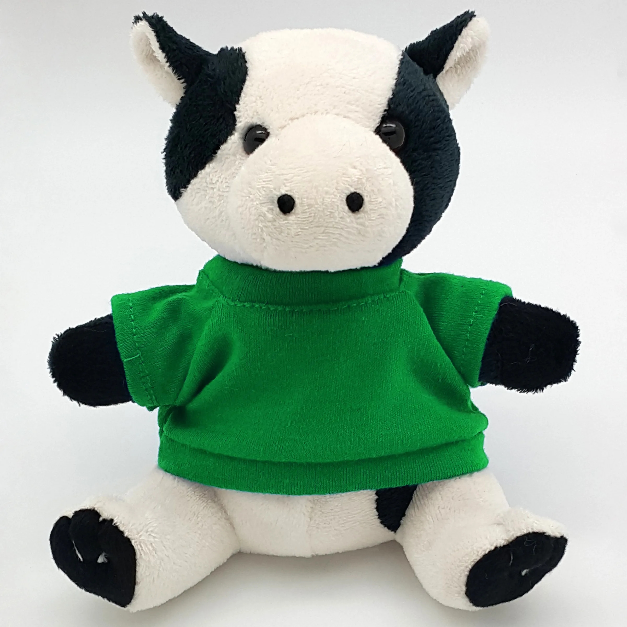 6" Beanie Cow with Embroidered Eyes 10