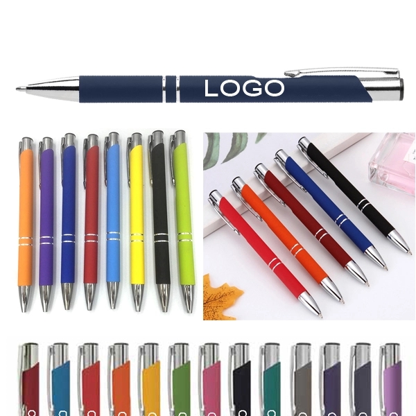 Promotional Softy Rubber Gel Paragon Metal Pen 7