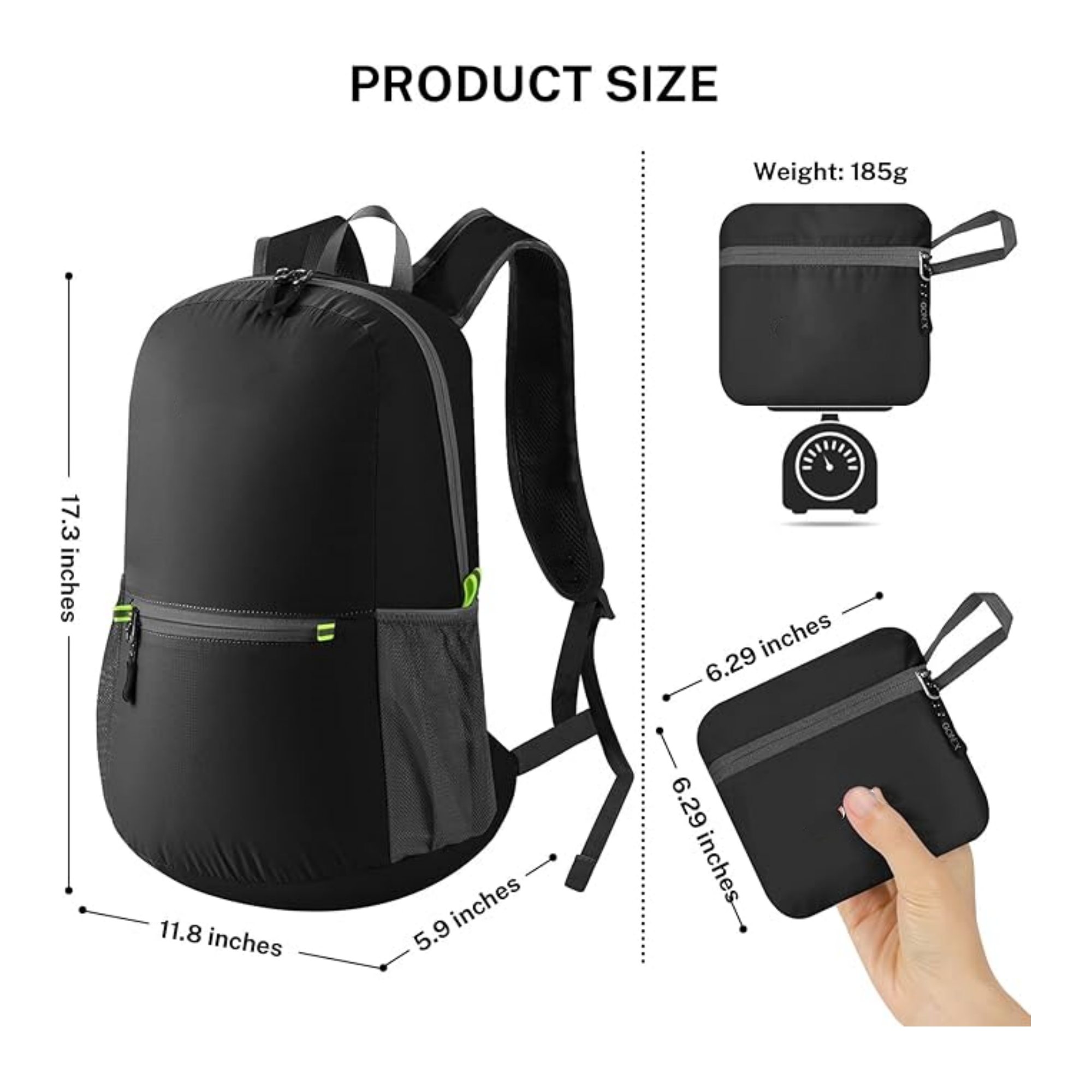 Ultra Lightweight Packable Backpack 3