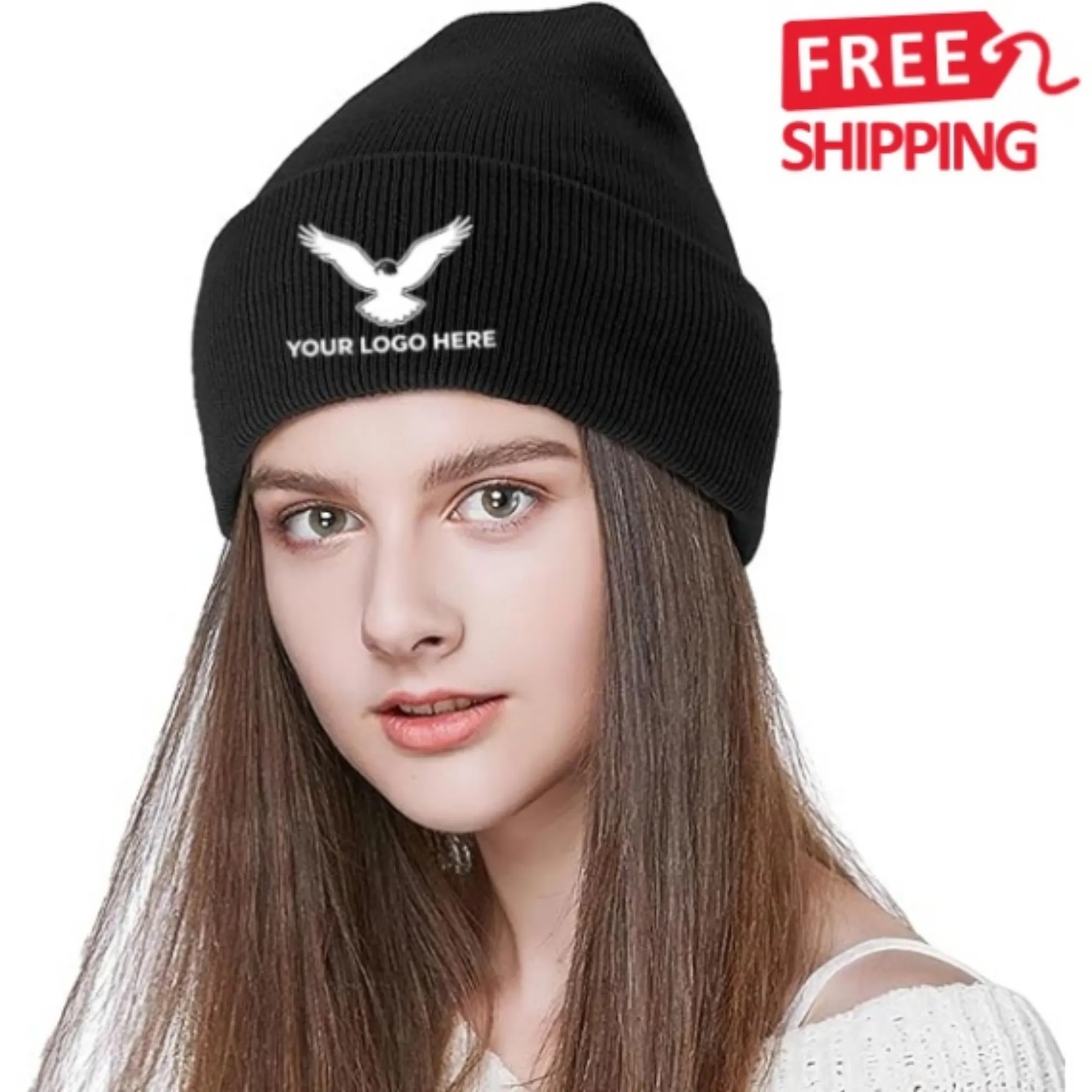 Warm Acrylic Knit Beanie Winter Hat for Outdoor Use 3