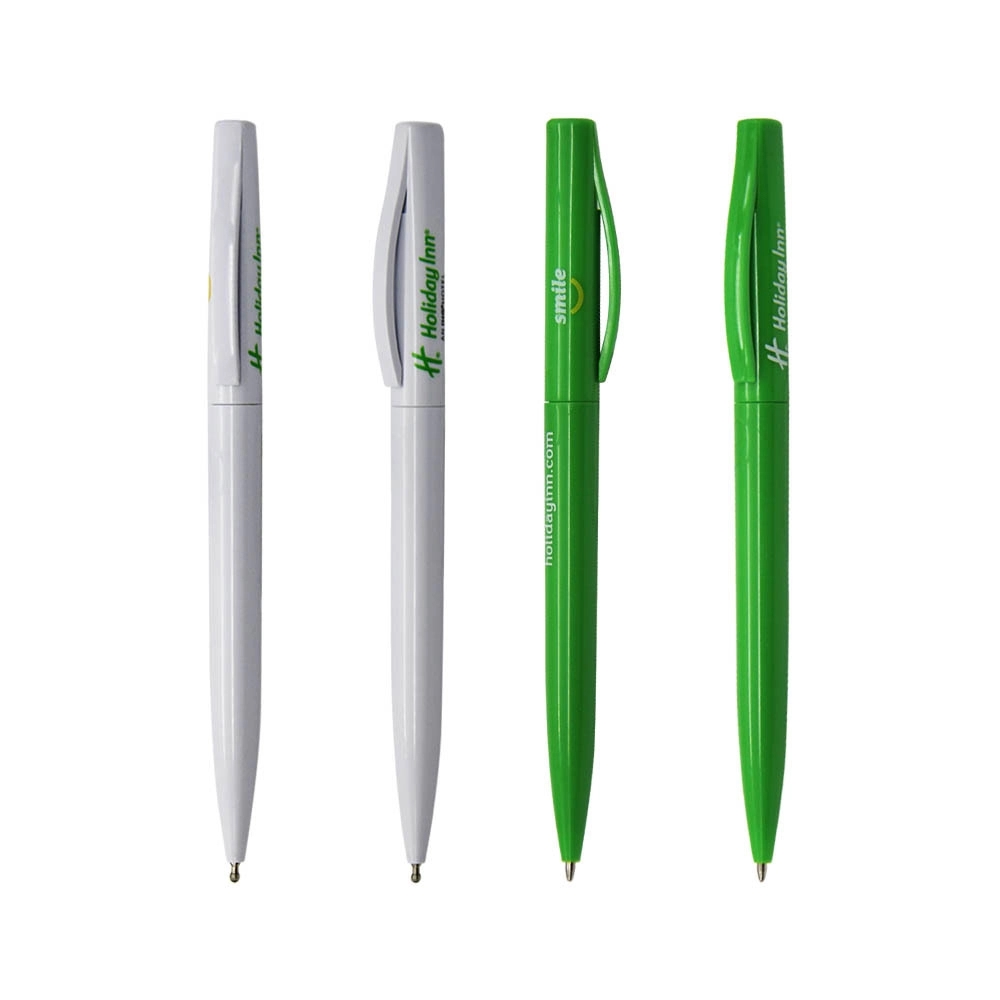 Twist Action Plastic Hotel Pens 3
