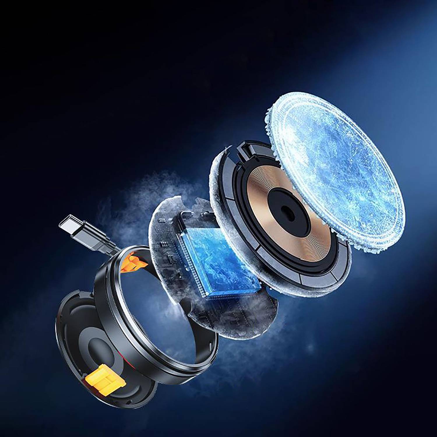 3 in 1 Magnetic Wireless Charging Retractable Cable 4