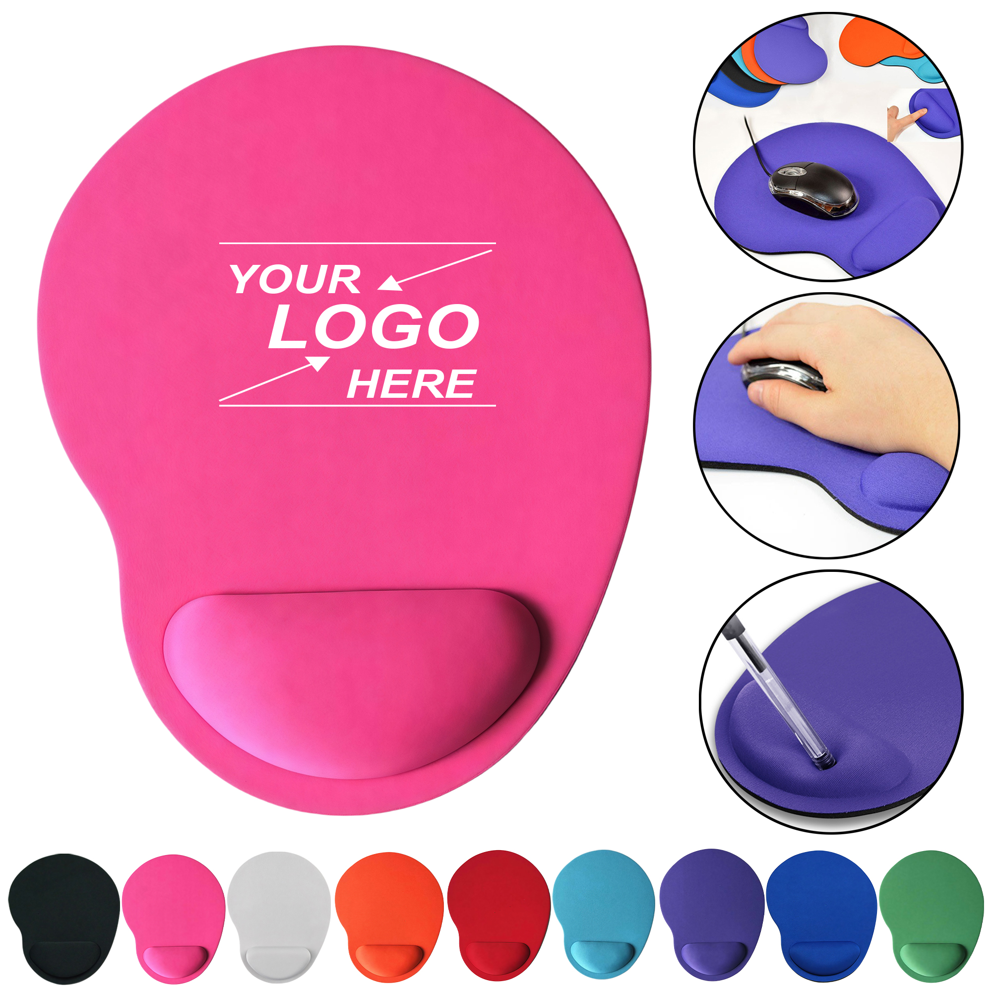 EVA Mouse Pad w/Wrist Rest 6
