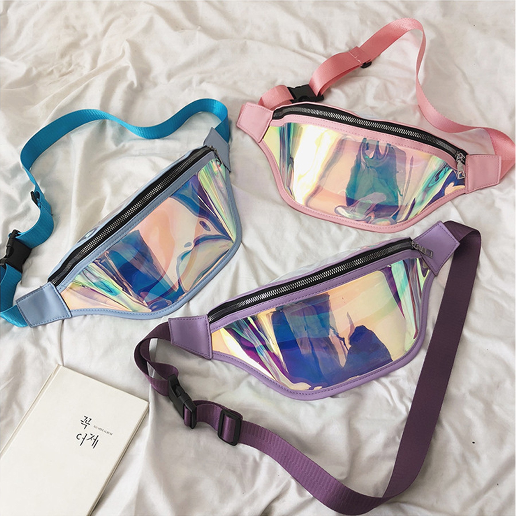 Holographic Fanny Packs Laser Waist Bag 3