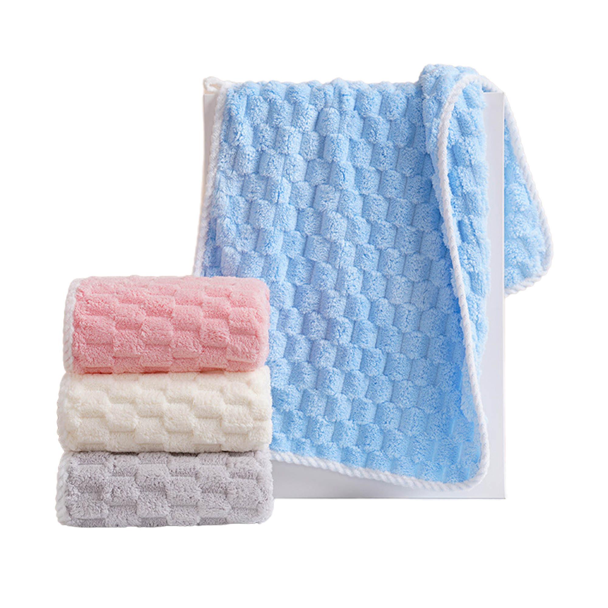 MOQ50 Cost-Effective Coral Fleece Towel 2