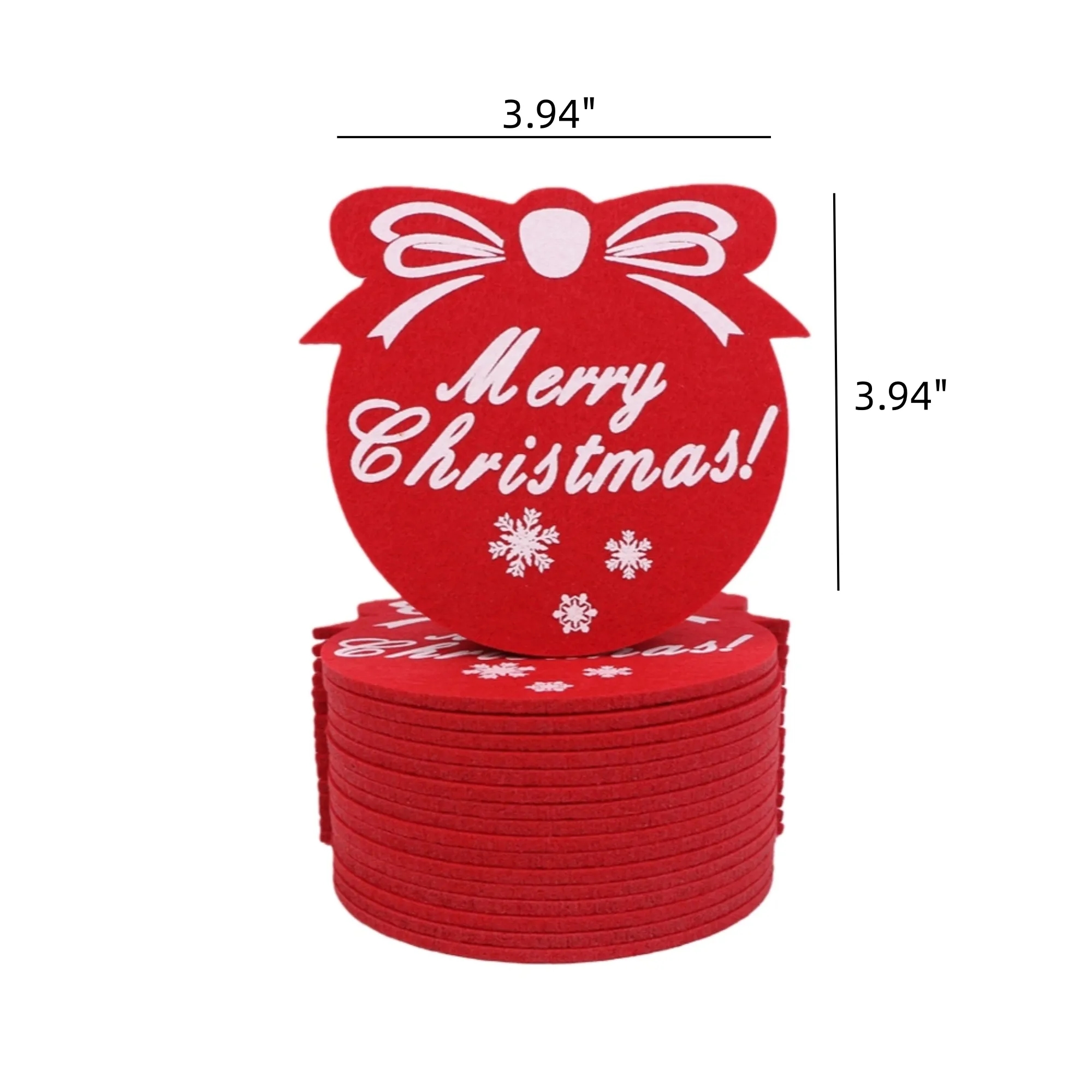Eco Felt Christmas Coaster 5