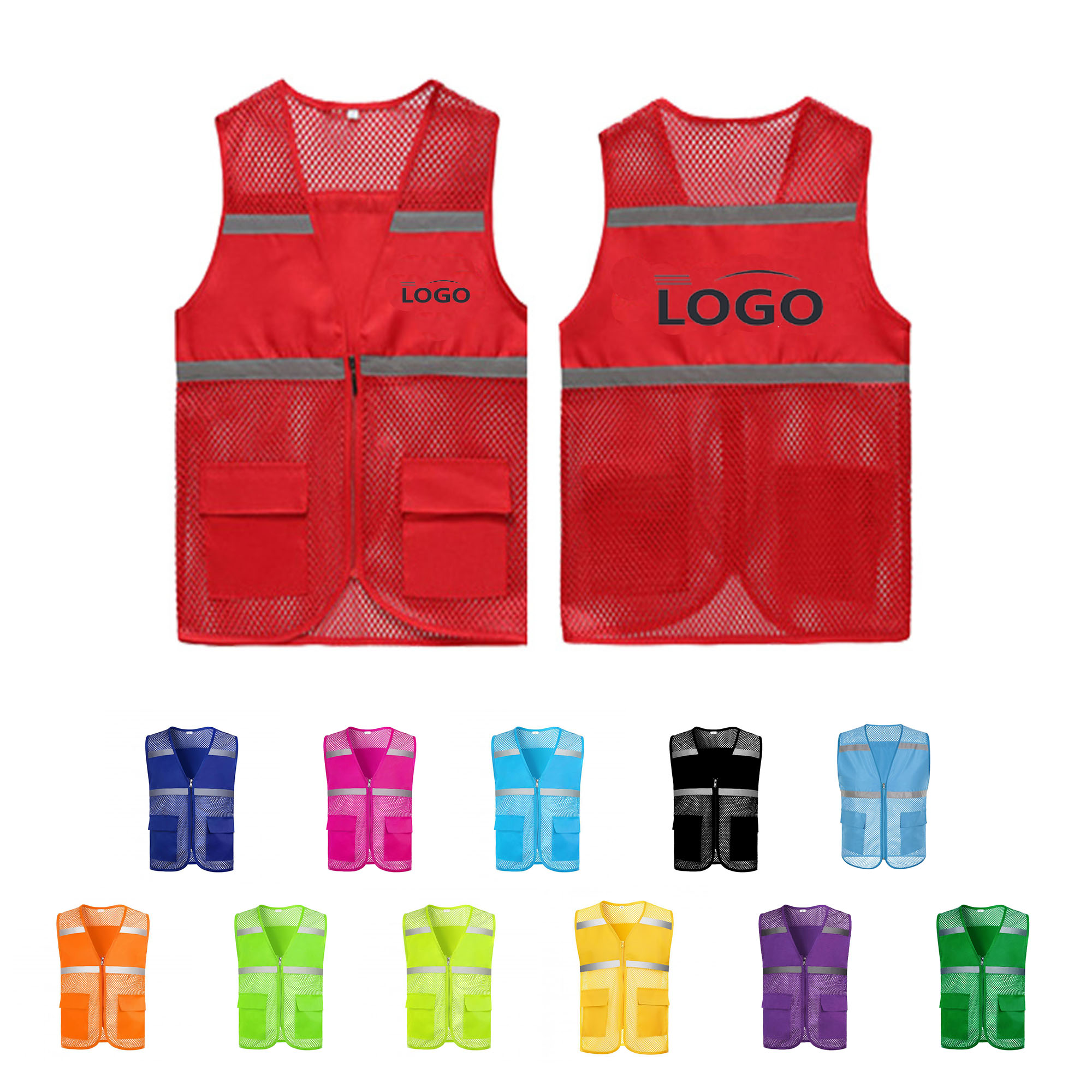 Mesh Reflective Safety Vest 2
