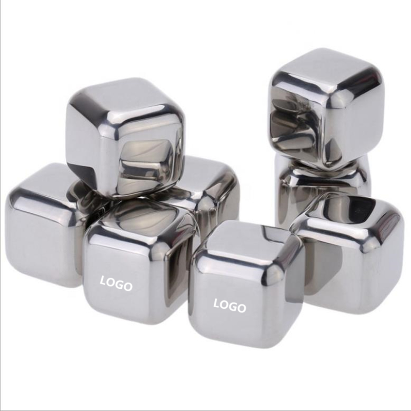 Set of 8 Whiskey Ice Cubes With One Clip in Case 3