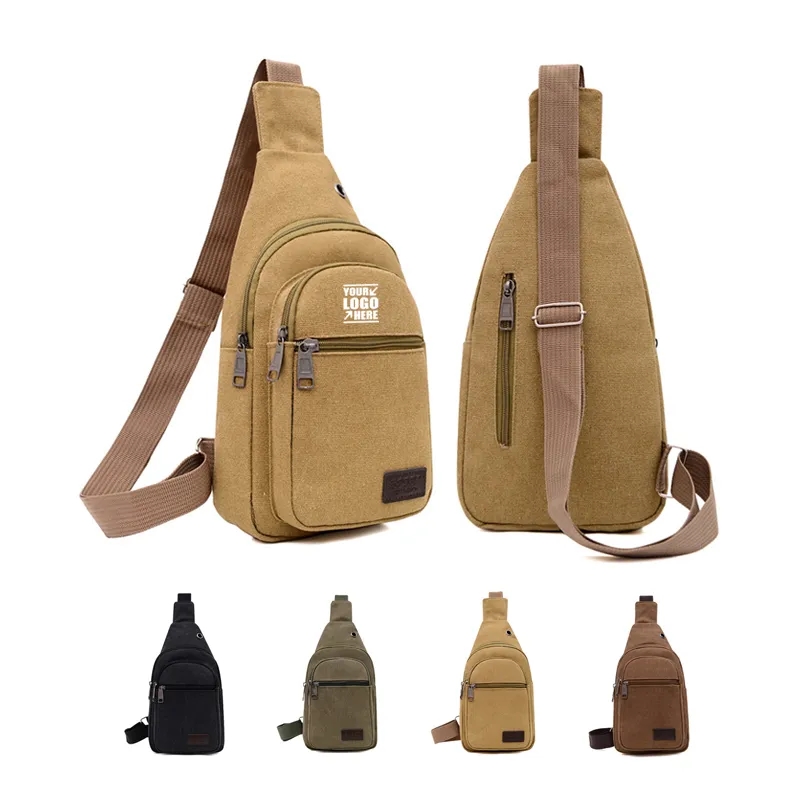 Canvas Men's Chest Bag 4