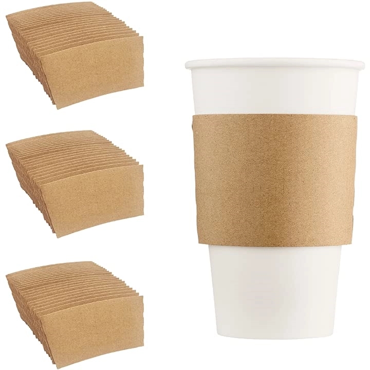Kraft Paper Coffee Cup Clutch Sleeve 3