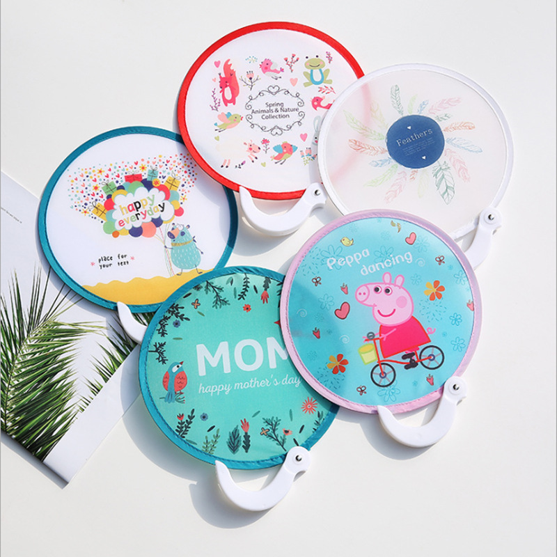 Round Foldable Hand Fan 2