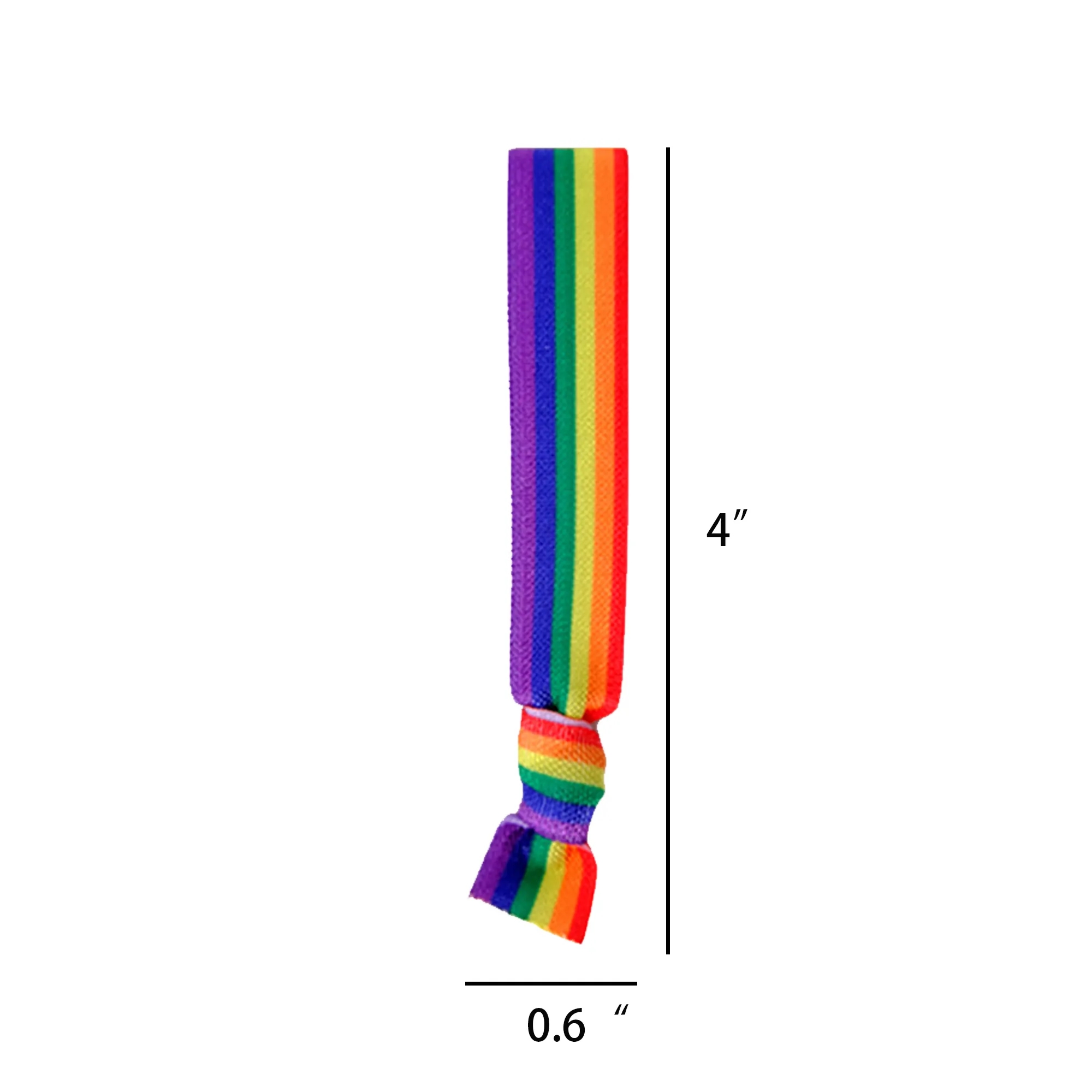 Rainbow Headband Elastic Bracelet Pride Month Decoration 4