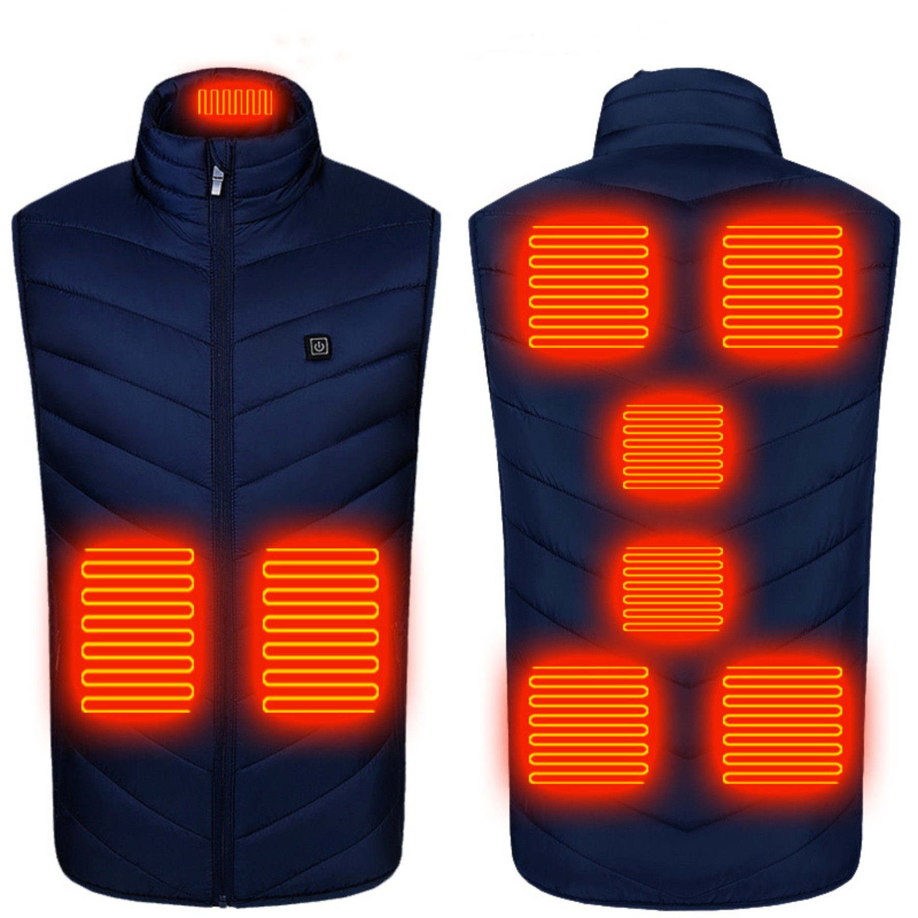 9 Zones Heated Vest USB Charging 6