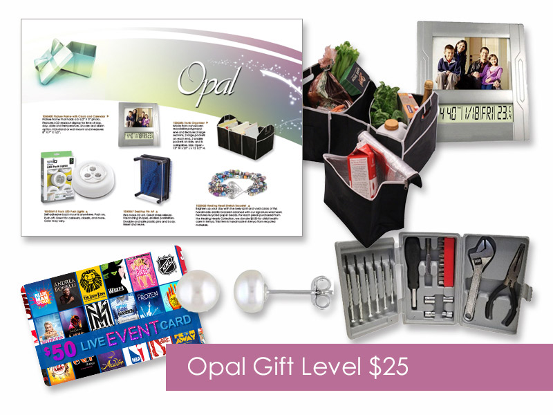 $25 Gift of Choice (Opal Level) Gift Booklet